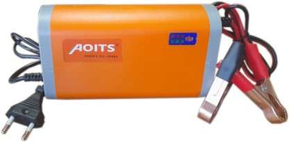 12v 10A Multiport E-car Charger with Detachable Cable  (Orange)