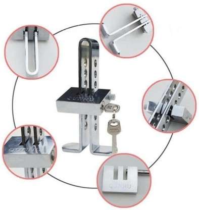 Stainless Steel Anti-Theft Car Brake Pedal Lock