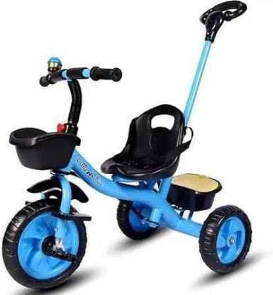 Toddler Tricycle With Detachable Parent Handle - Little Blue Ben