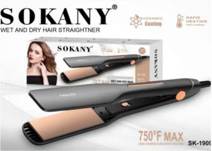 SOKANY SK-1909 Hair Straightener  (black)