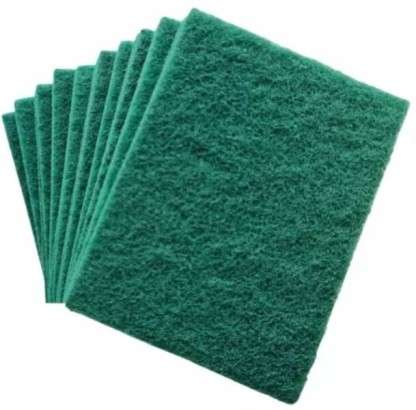 Green Scouring Pads 20 pack (11cm X 14cm) Home Scrub Pad