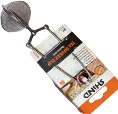 KT32280 Large Shindi Compact Stainless Steel Tea Infuser Strainer Clip