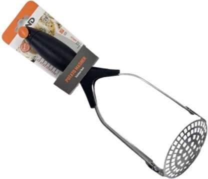 Manual Potato Masher Stainless Steel Potato Crush Potato Masher with Non-Slip Handle Stainless Steel