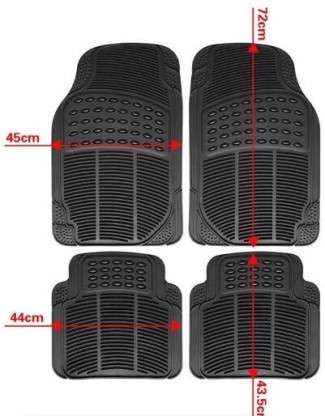 4 Piece Rubber Car Mat Set