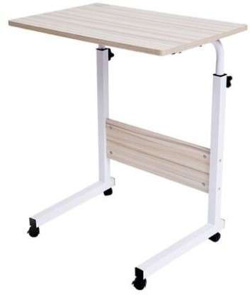 Adjustable Metal Portable Laptop Table - White