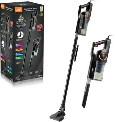 RAF High Quality 2 in 1 Electric Vacuum Cleaner 400w with Handheld Portable for Hard Floors Sofa Han