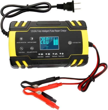 Battery Charger 12V 6A Intelligent Repair Charger 2Ah - 100Ah