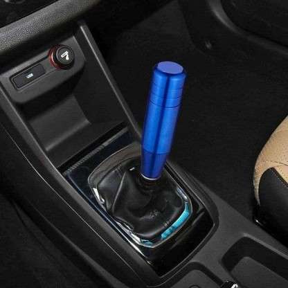 Universal 18cm Blue Gear Shift Knob in High-Quality Aluminum Alloy