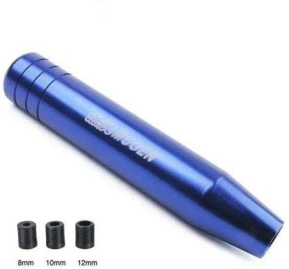 Universal 18cm Blue Gear Shift Knob in High-Quality Aluminum Alloy
