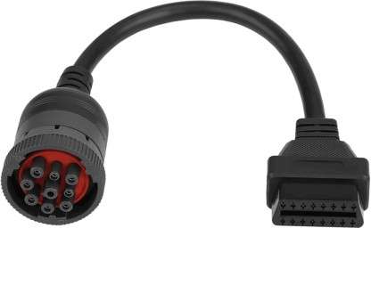 9 Pin To 16 Pin Truck Cable J1939 Adapter
