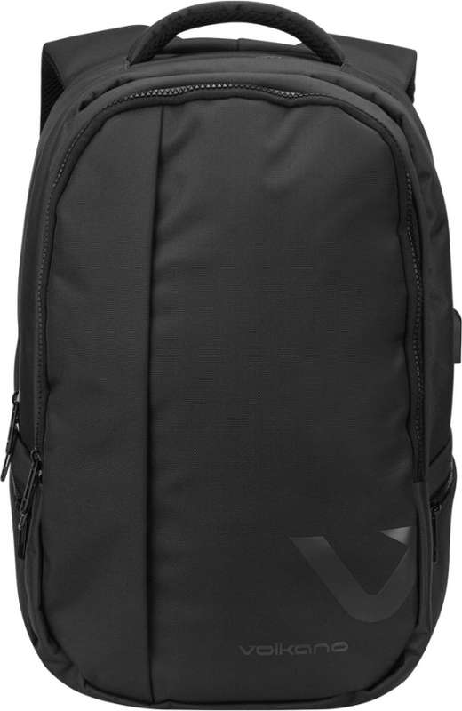 Volkano Midtown Laptop BackPack 16lt Laptop Backpack  (Black) | 16' Laptop Size | USB Charging Port