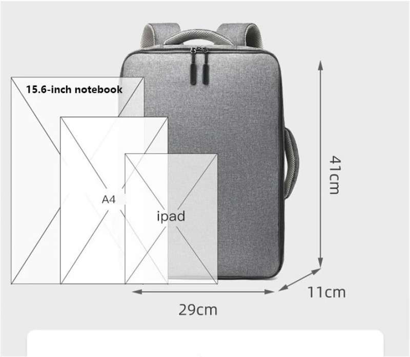 USB Charging Port Laptop Backpack |  15.6' Laptop Size