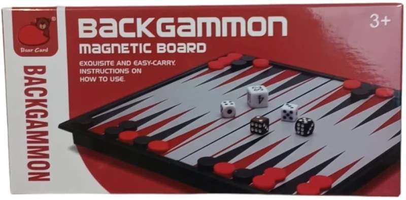 Foldable Magnetic Travel  BACKGAMMON Educational Board Games