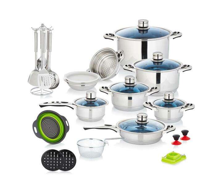 Chukbok 30 Piece Stainless Steel Cookware Set