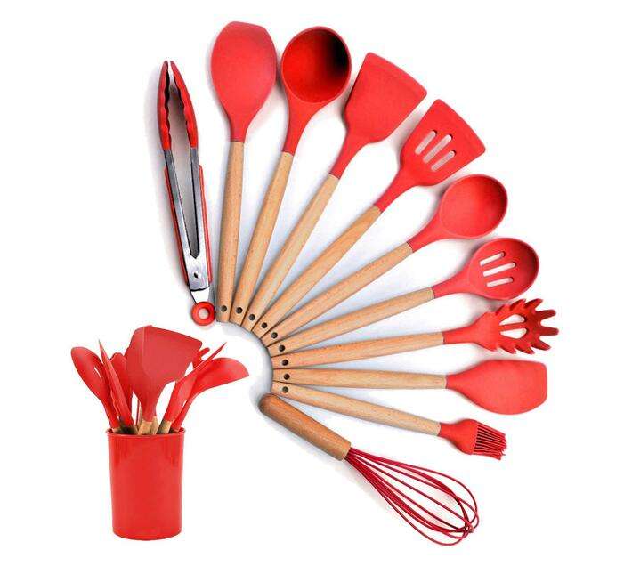 Silicone kitchen utensils - Red