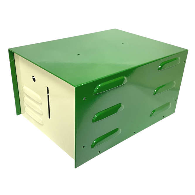 METAL ENCLOSURE GREEN 2P 310x200x160mm 033097