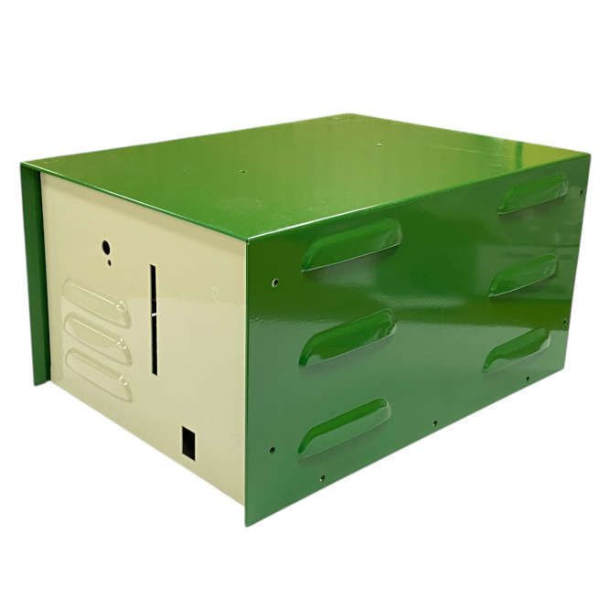 METAL ENCLOSURE GREEN 2P 310x200x160mm 033237