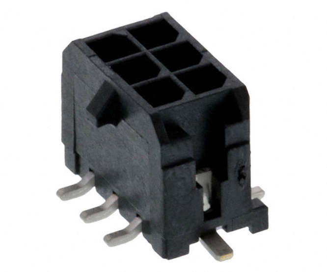 SMD SOCKET CONNECTOR HEADER DIL 6W P=3mm 0430450619