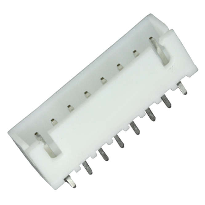 8W PCB HEADER SIL P=2.54MM 08MPSJST