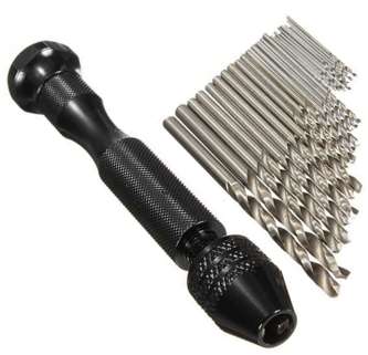 Mini Aluminum Hand Drill with Keyless Chuck  1055545 / 170163