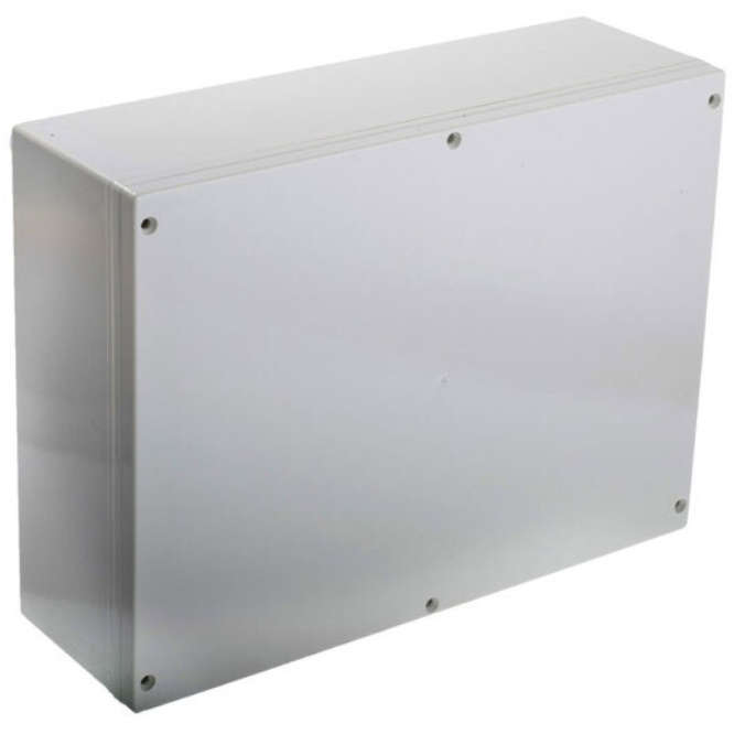 IP65 ABS ENCLOSURE 318x238x101 WHITE 11-27-WHITE (L/GREY)