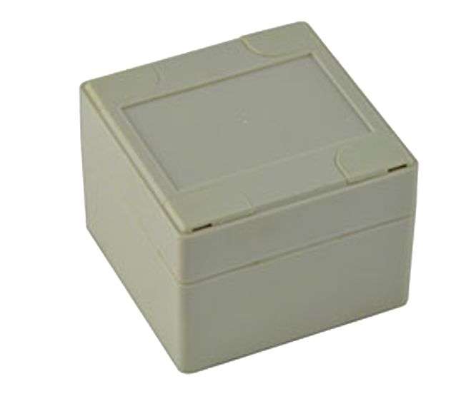 IP65 ABS ENCLOSURE 80x80x60mm GREY 11-45-2