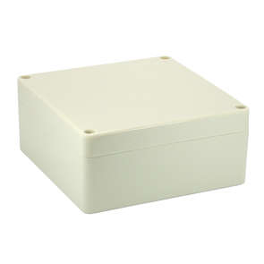 ABS ENCLOSURE MOLDED WHITE 22x120x55 SOLID LID 11-93