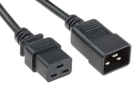 POWER CABLE C19 IEC TO C20 IEC FEM 5m 1.5mm2 137-3361
