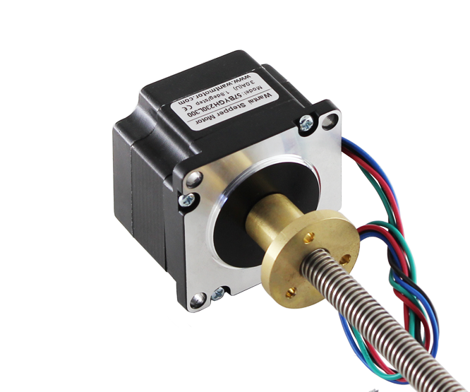 STEPPER MOTOR NEMA-23 57x57x..mm W/300mm ACME SCREW 57BYGH230L300