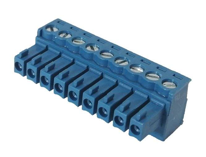 SOCKET STR 9W PLUG-IN 3.5mm BLUE 15EDGK-3.5-09P-12-00AH