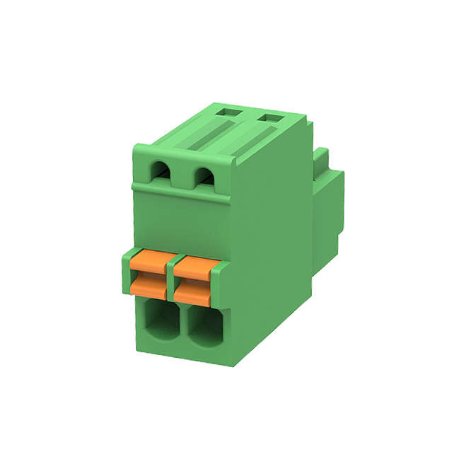 TERMINAL BLOCK 2W P=2.5 PLUG-IN PRESS 15EDGKD-2.5-02P-14-00A(H)