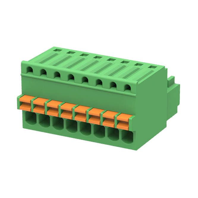 TERMINAL SOCKET BLOCK 8W 2.5 PLUG-IN PRESS 15EDGKD-2.5-08P-14-00A(H)