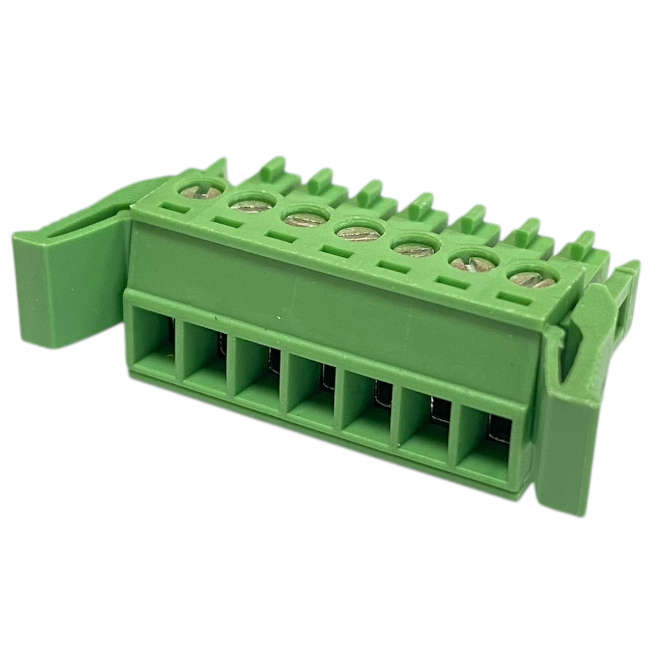 TERMINAL BLOCK 7W PLUG IN PRESS GREEN 15EDGKG-3.5-07P-14-2000Z(H)