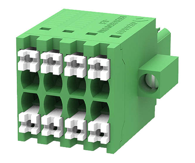 TERMINAL BLOCK 8W 2 ROW 3.5 PLUG-IN 15EDGKNHBM-3.5-08P-14-00Z(H)