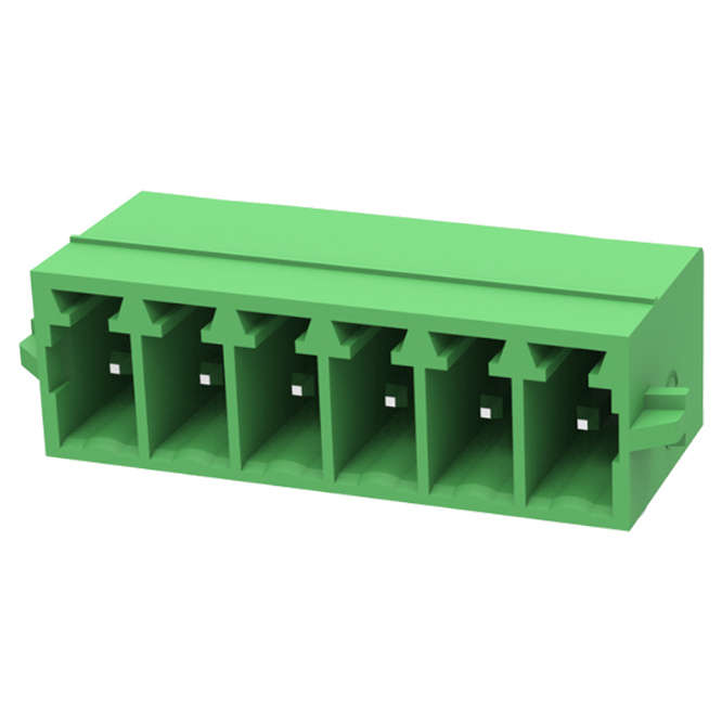 PLUGGABLE TERMINAL BLOCK 6W P=3.5 GREEN 15EDGRN-3.5-06P-14-00Z(H)