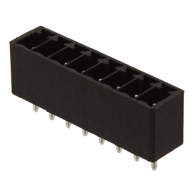 HEADER STR PCB-MNT 08P CLOSED BLACK 15EDGVC-3.5-08P-13-00AH