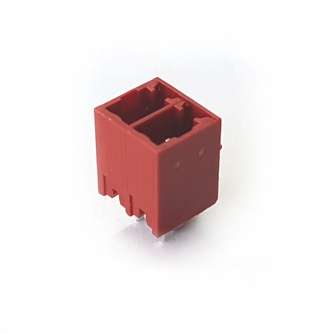 HEADER STR PCB-MNT 02P CLOSED RED 15EDGVC-3.5-02P-16-00A(H)