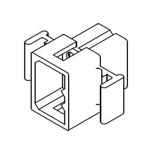 HOUS PLUG 06W 3.68 P/M 1560TL 1625-06P/ 03-06-2061