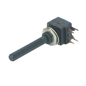 POTENTIOMETER WITH SWITCH LOG PCB 16mm 100K PC-16SH10IP06104BI2020-TA