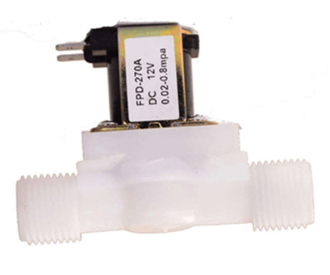 1/2INCH 12VDC SOLENOID VALVE MAINS PRESSURE OPERATION THREAD OD=20mm DC-12VDC