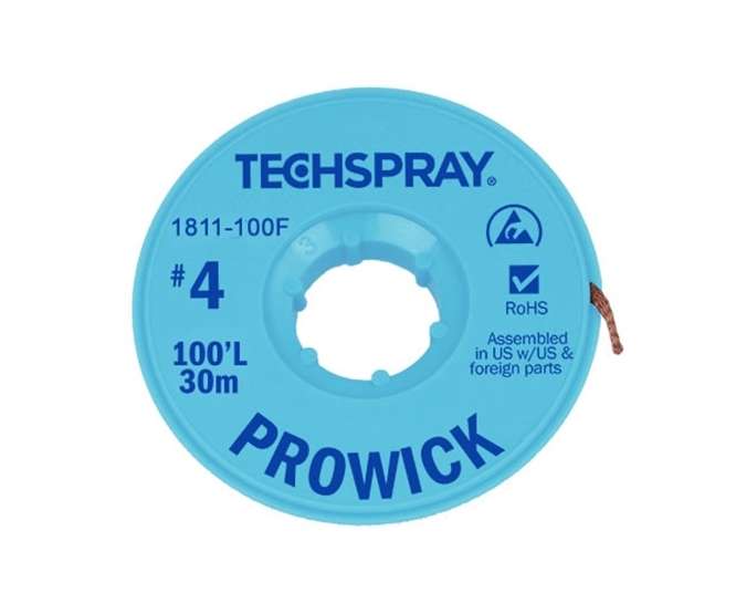 DESOLDERING WICK / TAPE #4 2.5mm 30M/R 1811-100F #4 (30m/R)