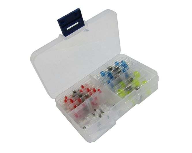 HEAT SHRINK & SOLDER BUTT SPLICING CONNECTORS 50PCS/SET 190487