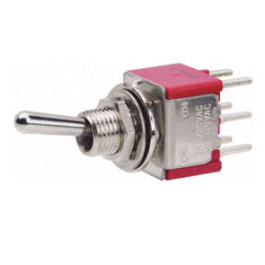 MINI TOOGLE SWITCH DPDT ON-OFF-ON PCB 1MD3T1B1M2QES-1