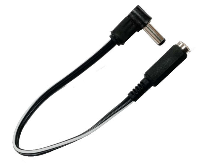 200mm LEAD 2.1 DC PLUG - 2.5 R/A DC SOCKET TBA