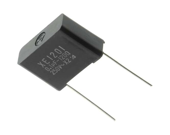 RC SNUBER 275VAC 100nF 120-OHMS P=17.5mm SE1201