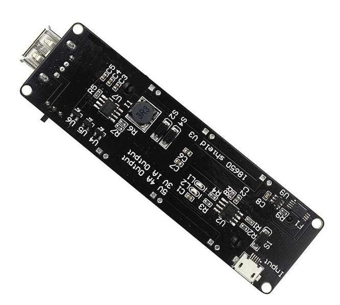BATTERY SHIELD FOR ARDUINO 2A, RASPEBERRY PI 18650