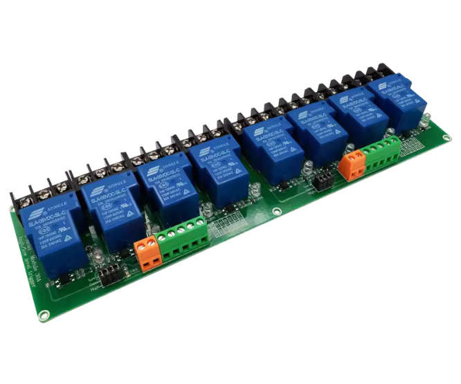 RELAY BOARD 30A 8-CH 12VDC 200338