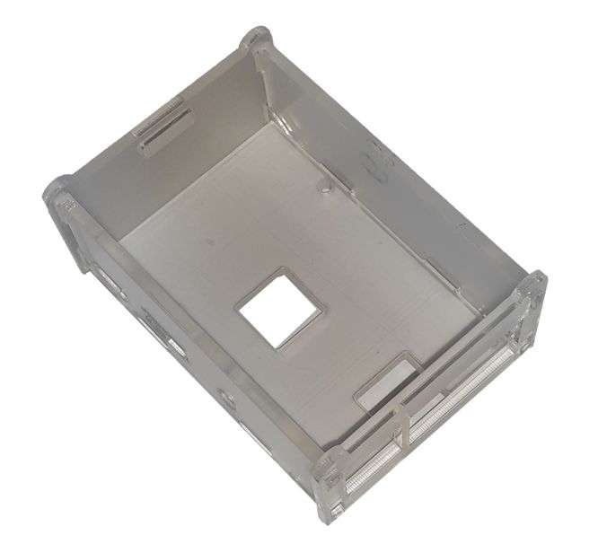 TRANSPARENT CASE FOR RASPBERRY PI OPENED 210184
