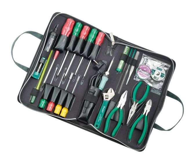 BASIC ELECTRICIAN TOOL KIT 23PCS IN ZIP BAG PK-813H