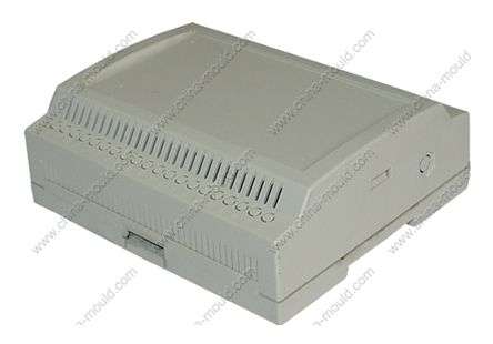 DIN RAIL ENCLOSURE 116x100x41mm BEIGE 23-119